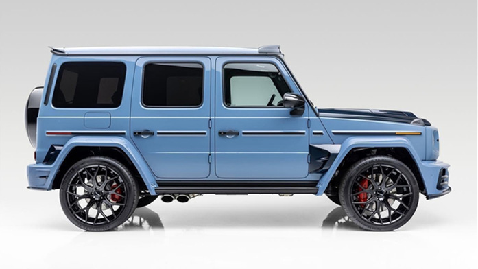 MANSORY G63 中国蓝搭配蓝碳纤维 升级案例